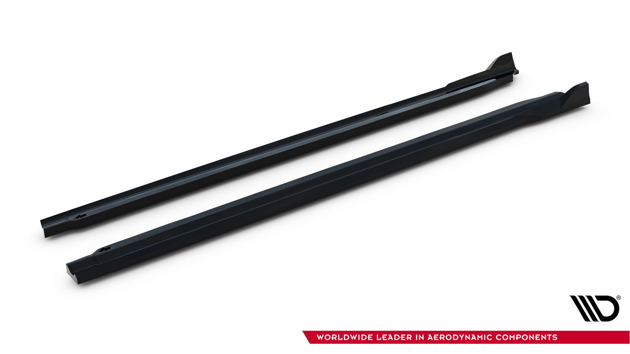 Maxton Design Street+ Seitenschweller Leisten V.2 passend für Alfa Romeo Stelvio Mk1 schwarz Hochglanz
