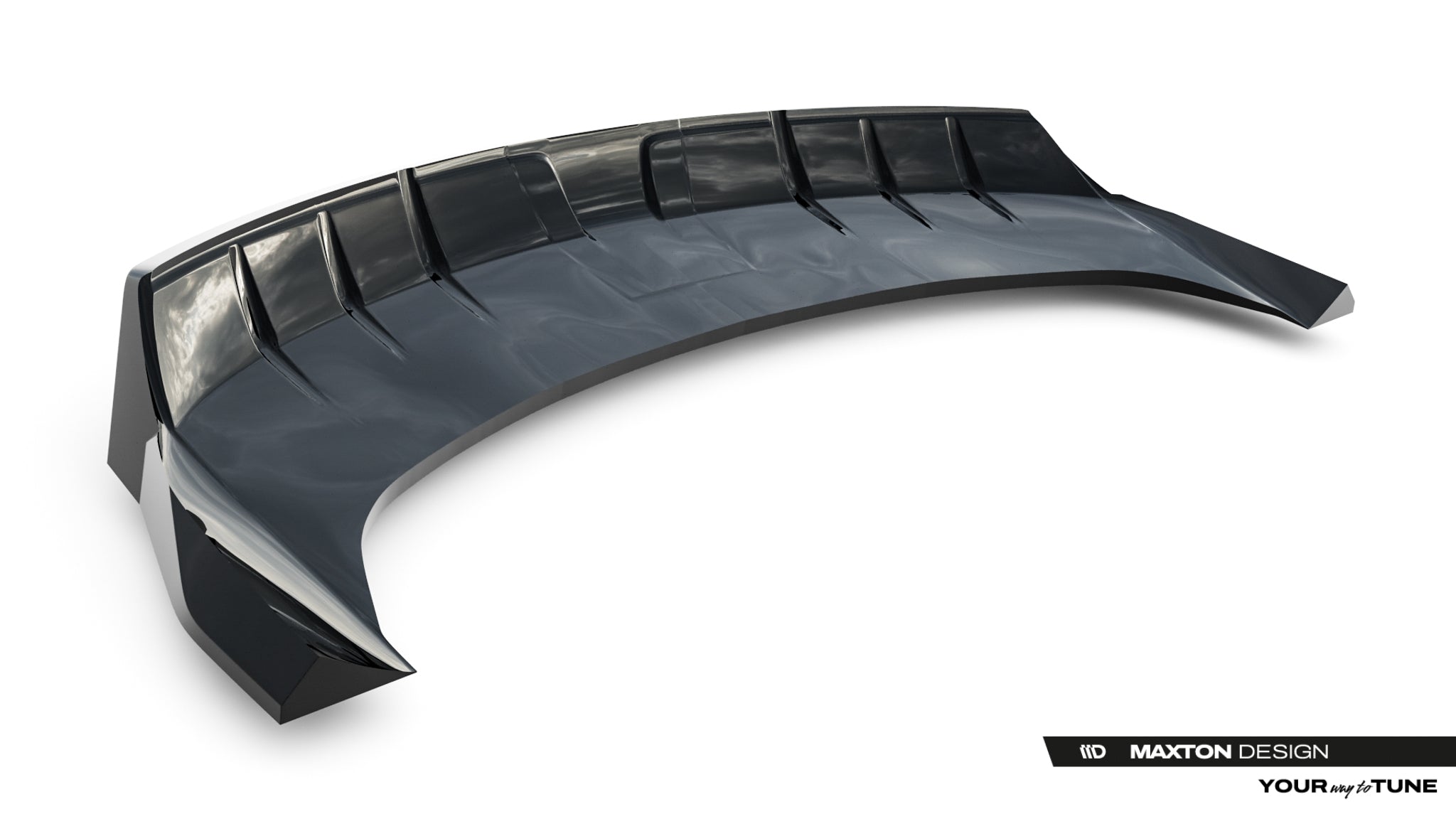 Maxton Design Street+ Mittlerer Diffusor RACE passend für BYD Sealion 7 Mk1 schwarz Hochglanz