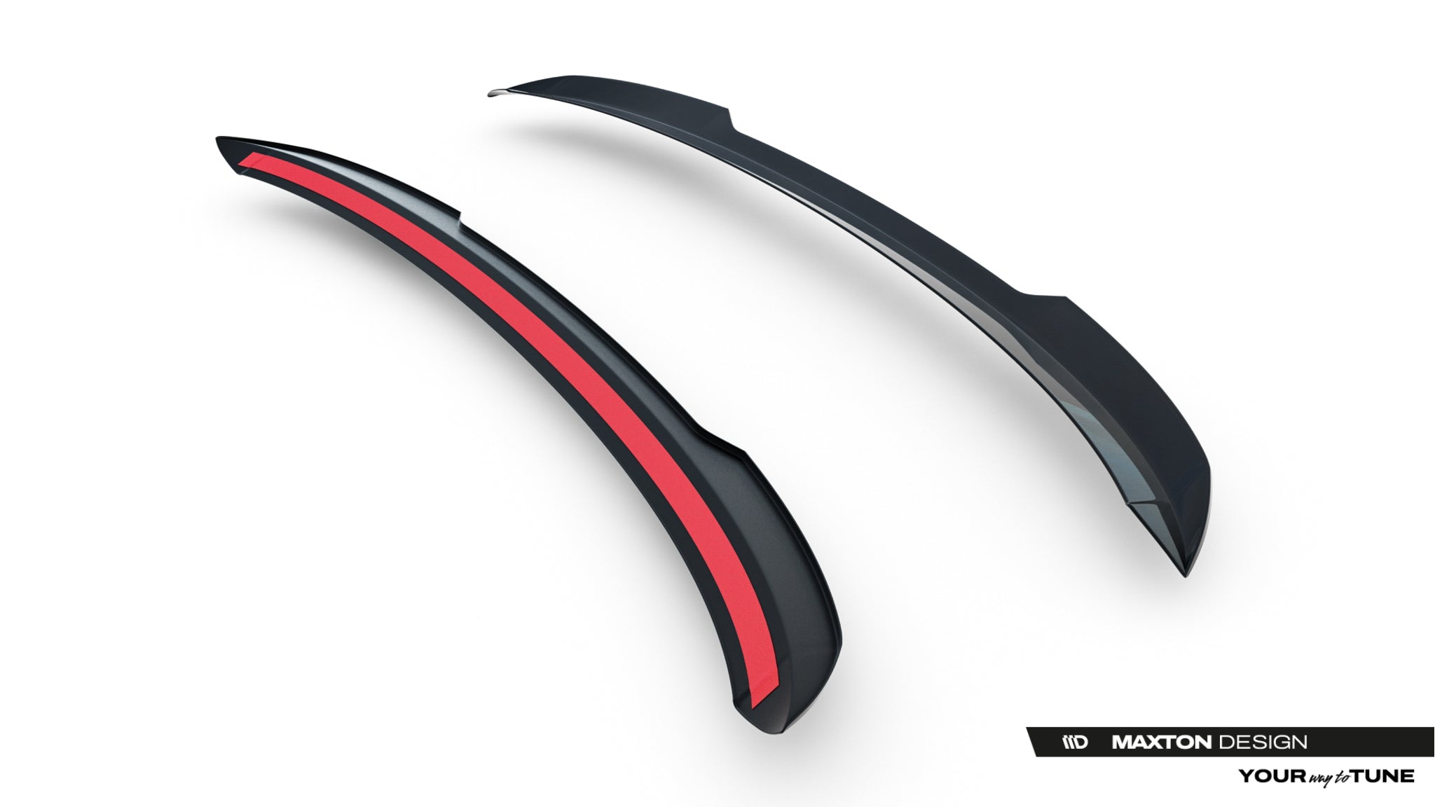 Maxton Design Spoiler CAP passend für Renault Clio Mk5 Facelift schwarz Hochglanz