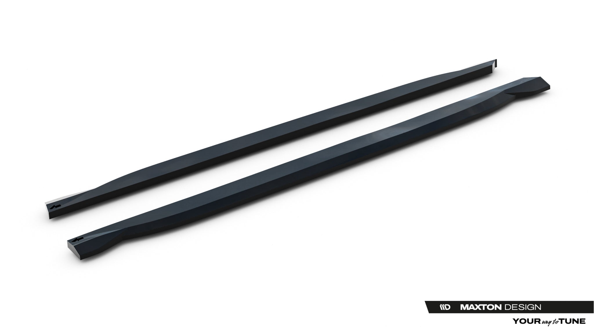 Maxton Design Street+ Seitenschweller Leisten V.2 passend für Mercedes-Benz GLS AMG-Line X167 / X167 Facelift schwarz Hochglanz
