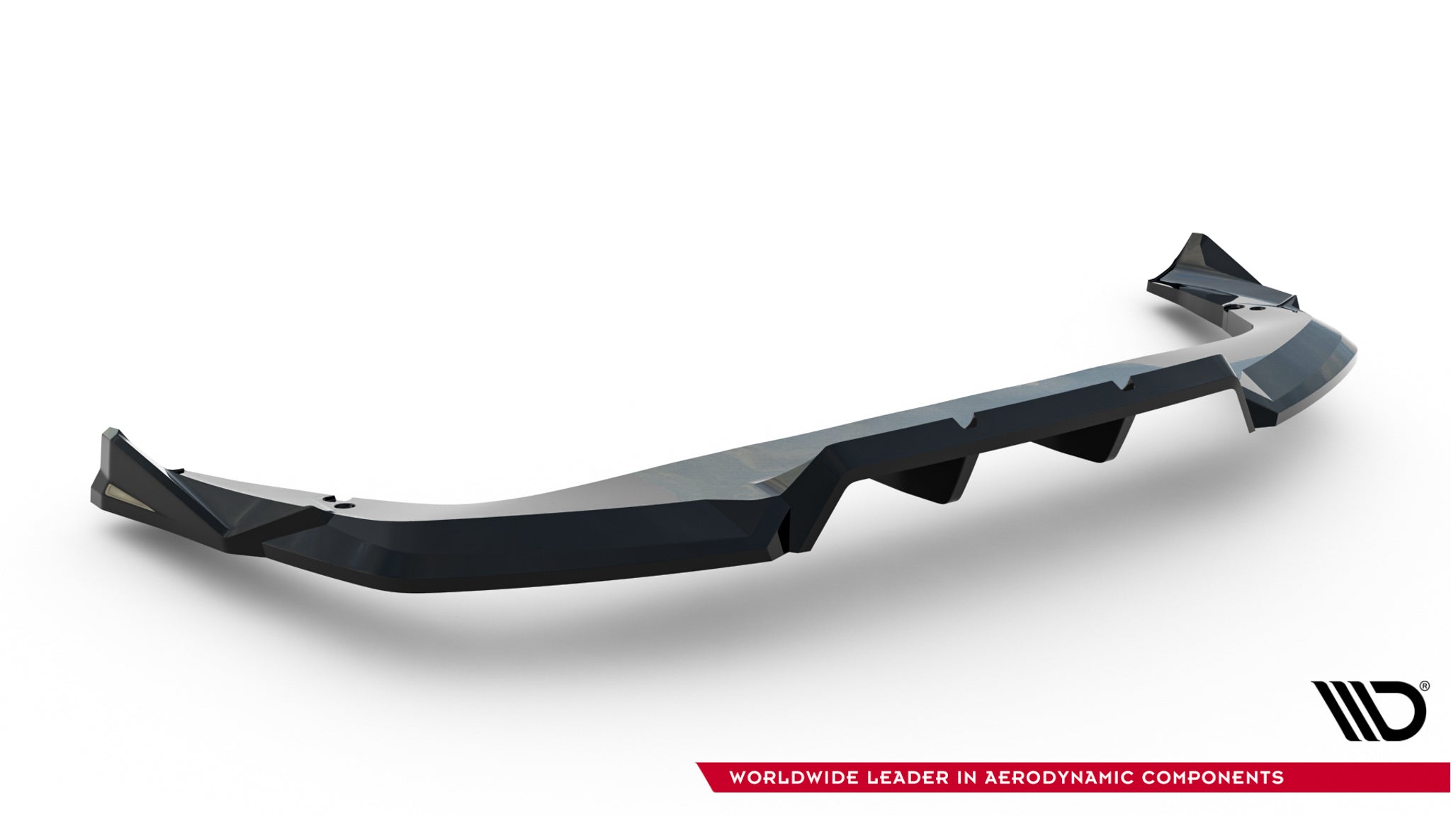 Maxton Design Street+ Mittlerer Diffusor RACE passend für BMW X2 M-Paket / iX2 U10 schwarz Hochglanz