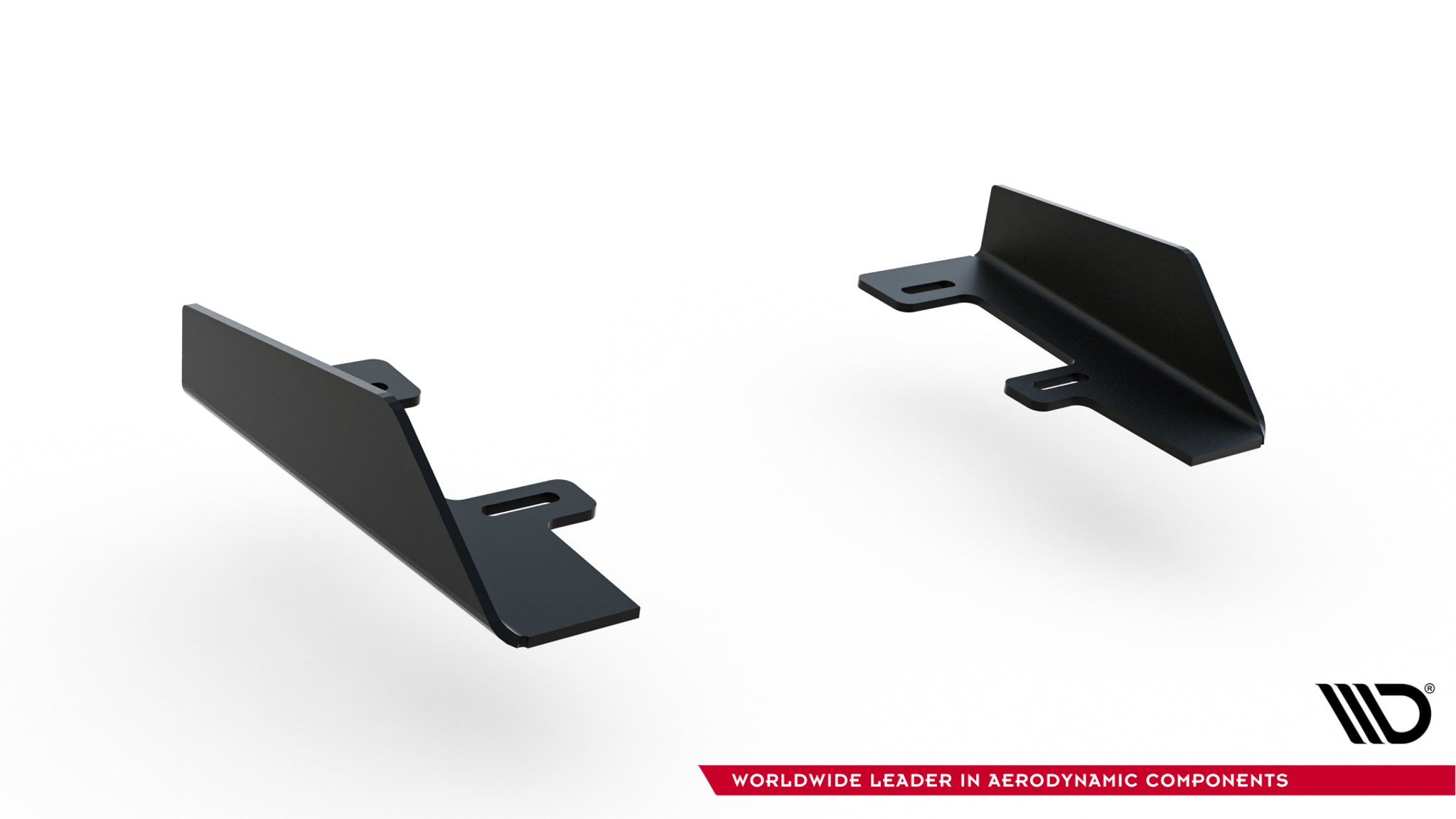 Maxton Design Hintere Seiten Flaps passend für Audi RS3 Limousine 8Y Facelift schwarz Hochglanz