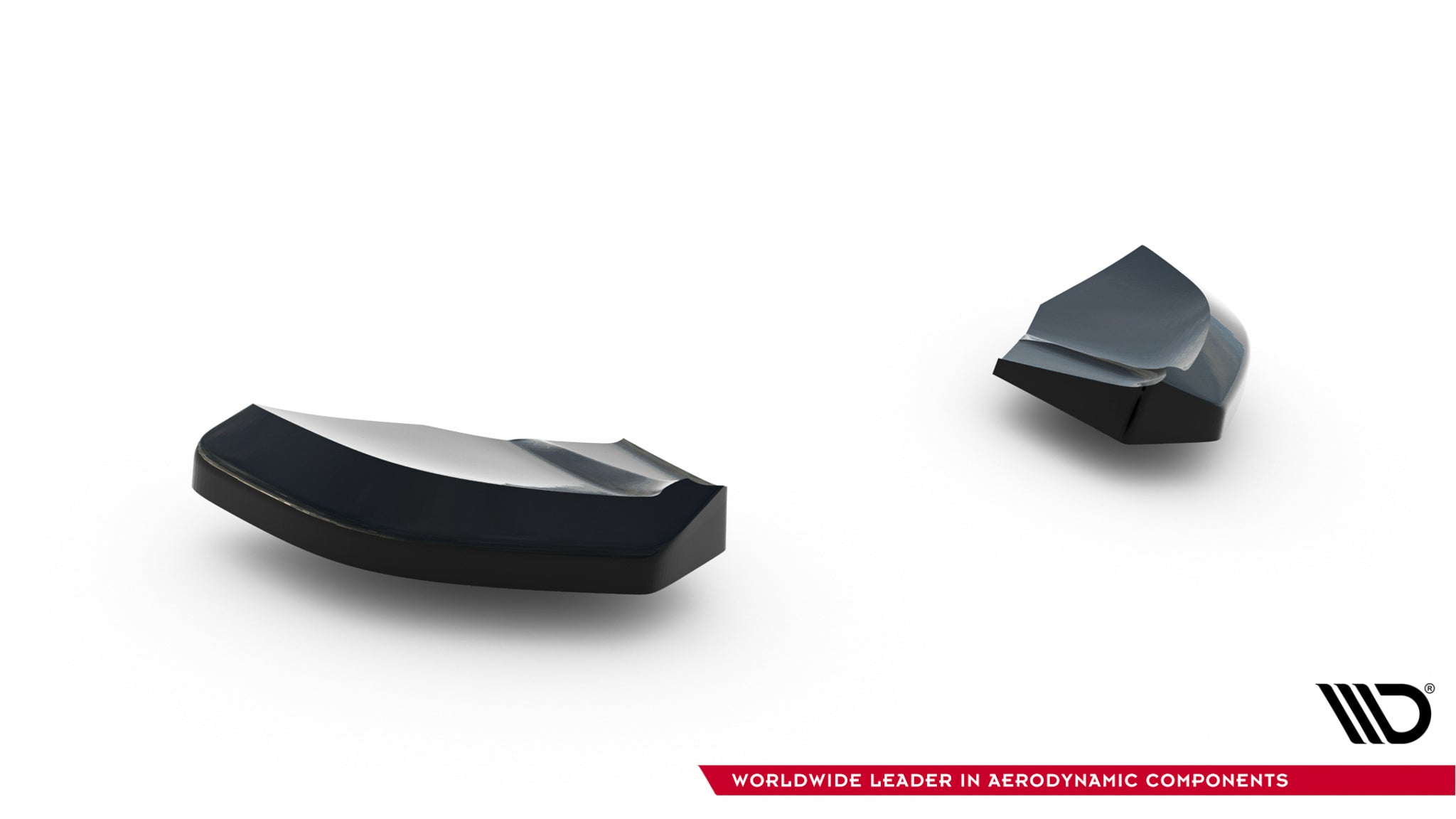 Maxton Design Heck Ansatz Flaps Diffusor V.2 passend für Abarth 500 Mk1 schwarz Hochglanz