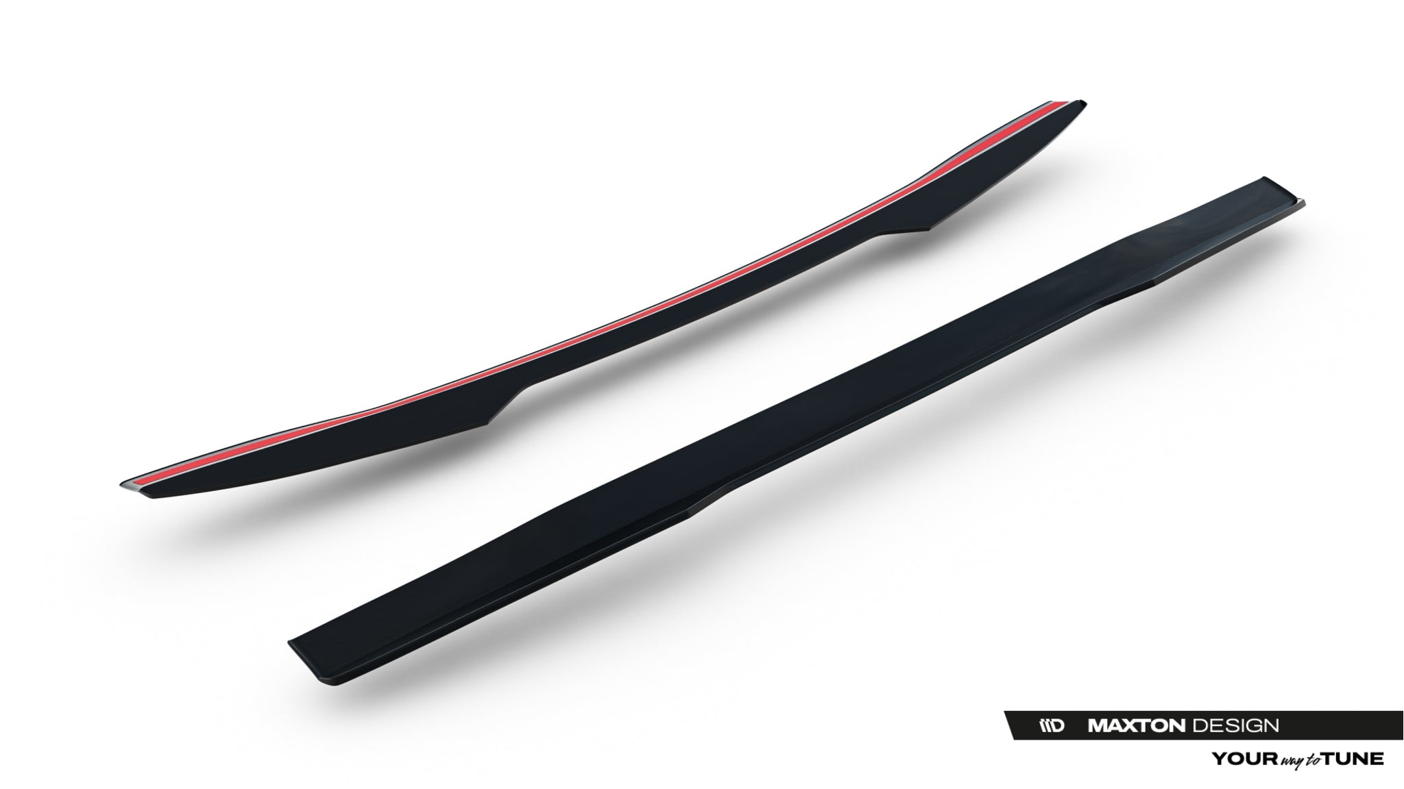 Maxton Design Höher Spoiler CAP passend für Subaru WRX STI Mk2 schwarz Hochglanz