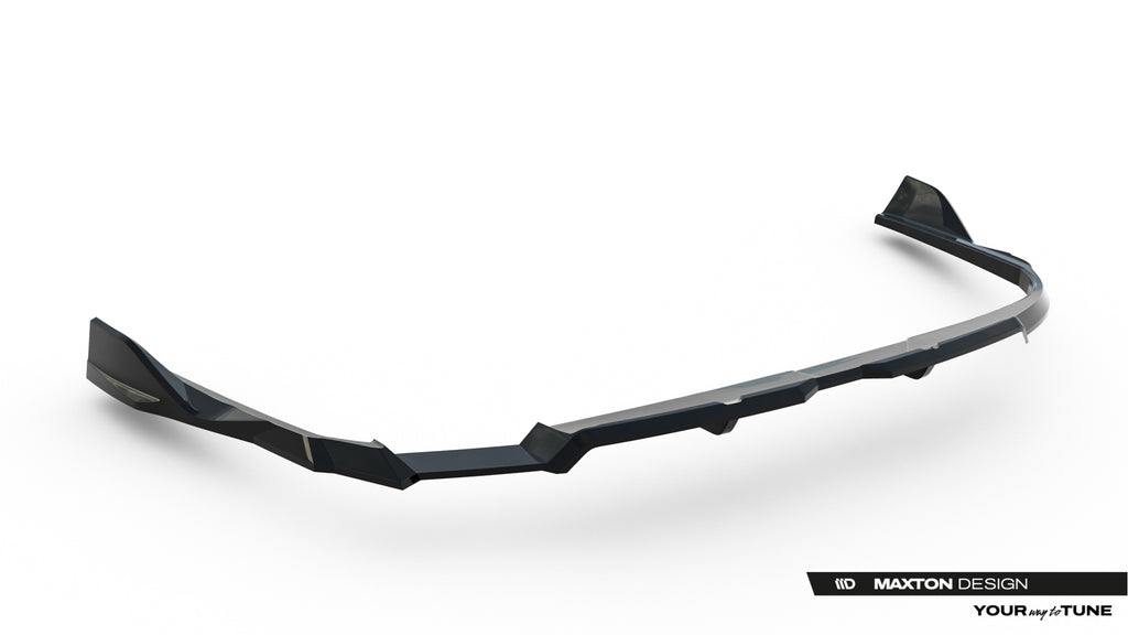 Maxton Design Street+ Mittlerer Diffusor RACE V.2 passend für Audi A6 S-Line C9 schwarz Hochglanz