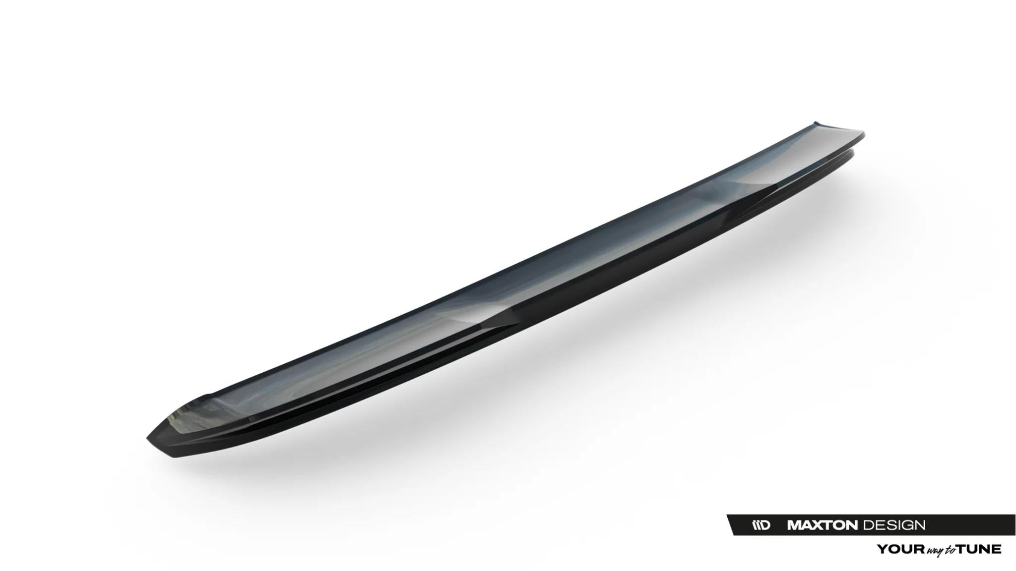 Maxton Design Heckspoiler Lippe 3D Volvo V60 R-Design Mk3 Schwarz Hochglanz