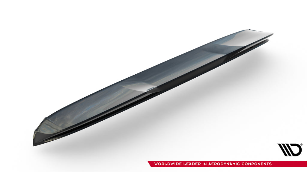 Maxton Design Spoiler CAP 3D passend für Porsche Cayenne Sport Design SUV Mk3 schwarz Hochglanz