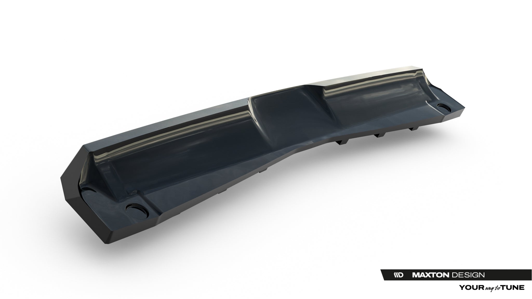 Maxton Design Street+ Mittlerer Diffusor RACE passend für Subaru WRX STI Mk2 schwarz Hochglanz