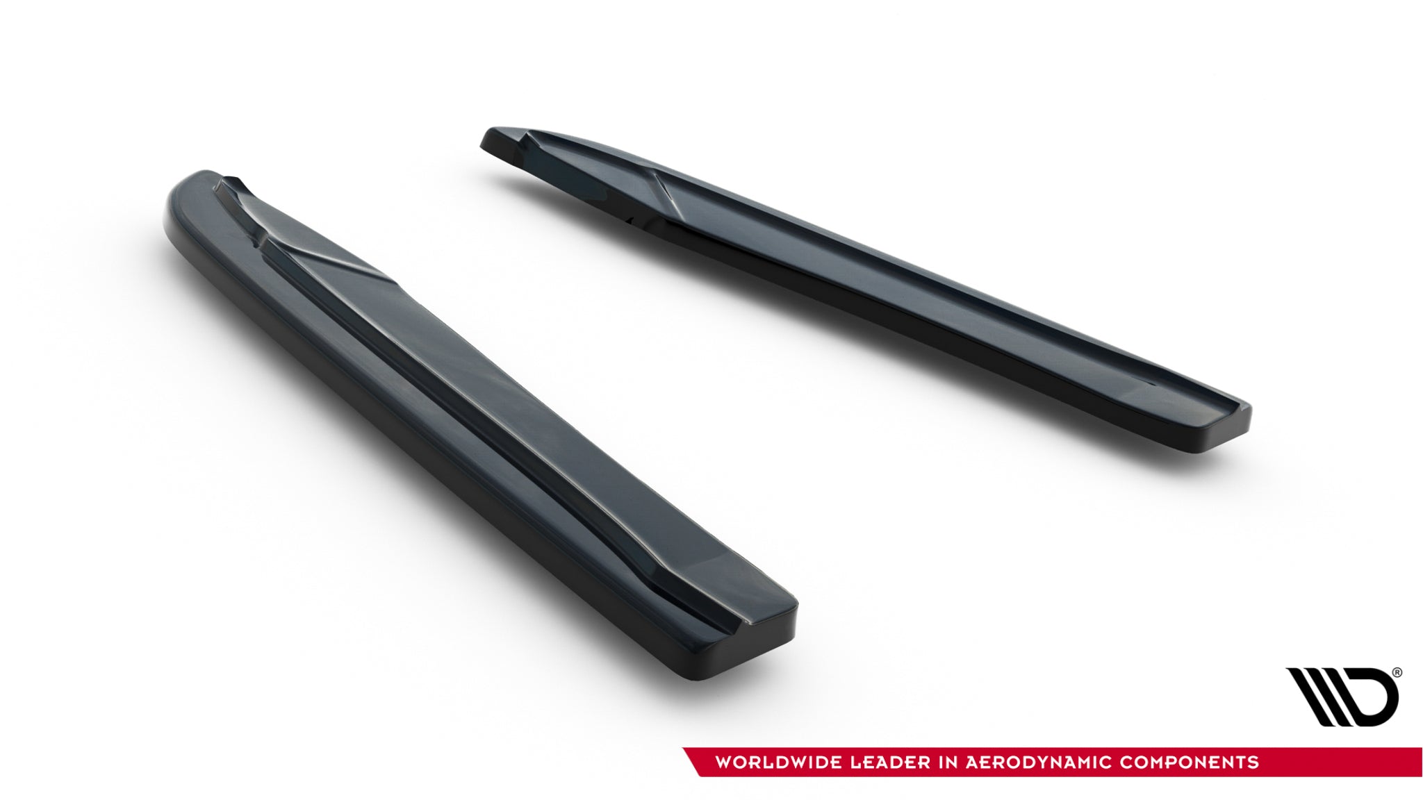 Maxton Design Heck Ansatz Flaps Diffusor passend für Skoda Octavia RS Mk3 / Mk3 FL Hatchback / Kombi schwarz Hochglanz