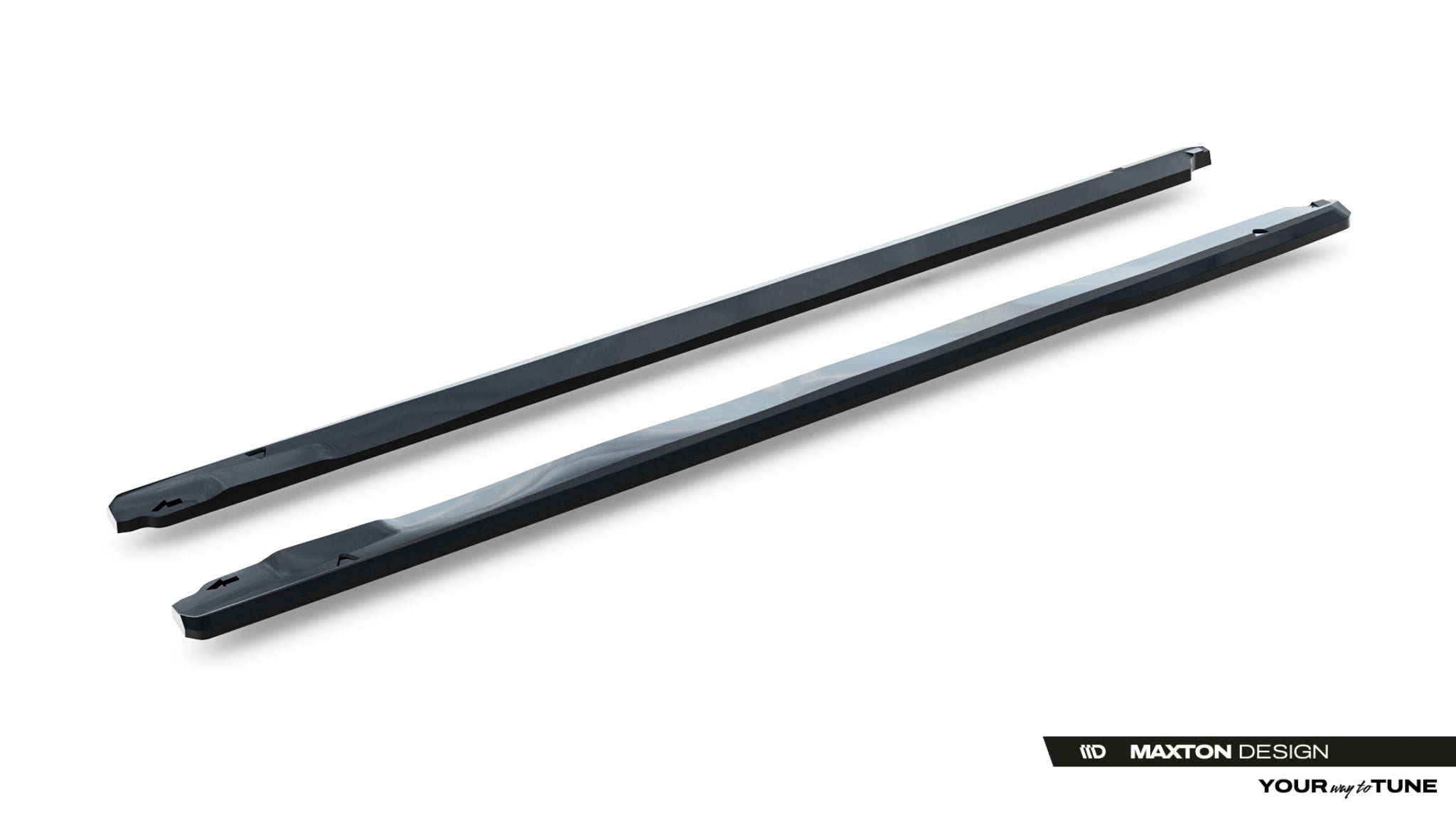 Maxton Design Street+ Seitenschweller Leisten passend für Cupra Born Mk1 schwarz Hochglanz