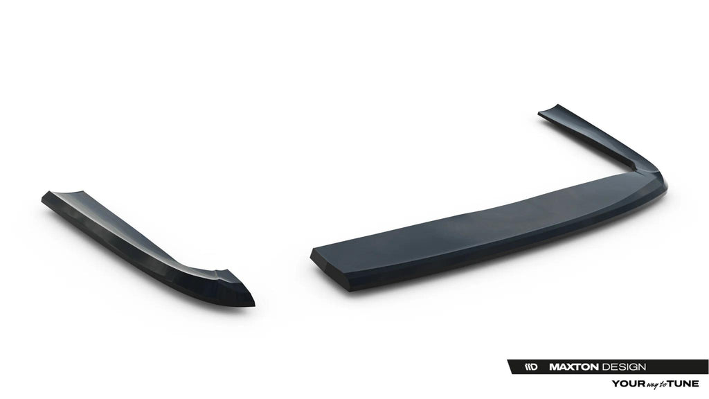 Maxton Design Heck Ansatz Flaps Diffusor passend für BMW M3 / 3 M-Paket Coupe / Cabrio E36 schwarz Hochglanz