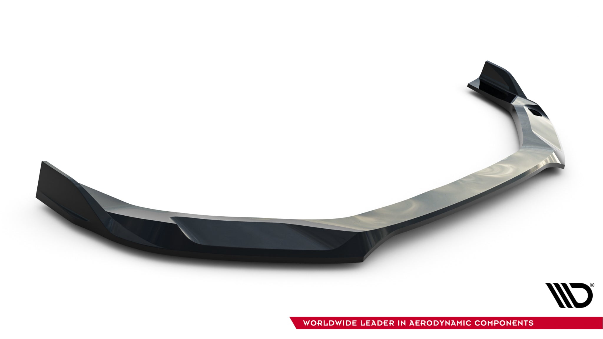 Maxton Design Street+ Spoilerlippe Front Ansatz V.2 passend für Audi RS3 Sportback 8Y Facelift schwarz Hochglanz