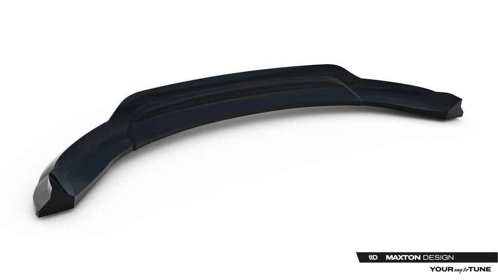 Maxton Design Street+ Spoilerlippe Front Ansatz passend für Jeep Grand Cherokee L Mk5 schwarz Hochglanz