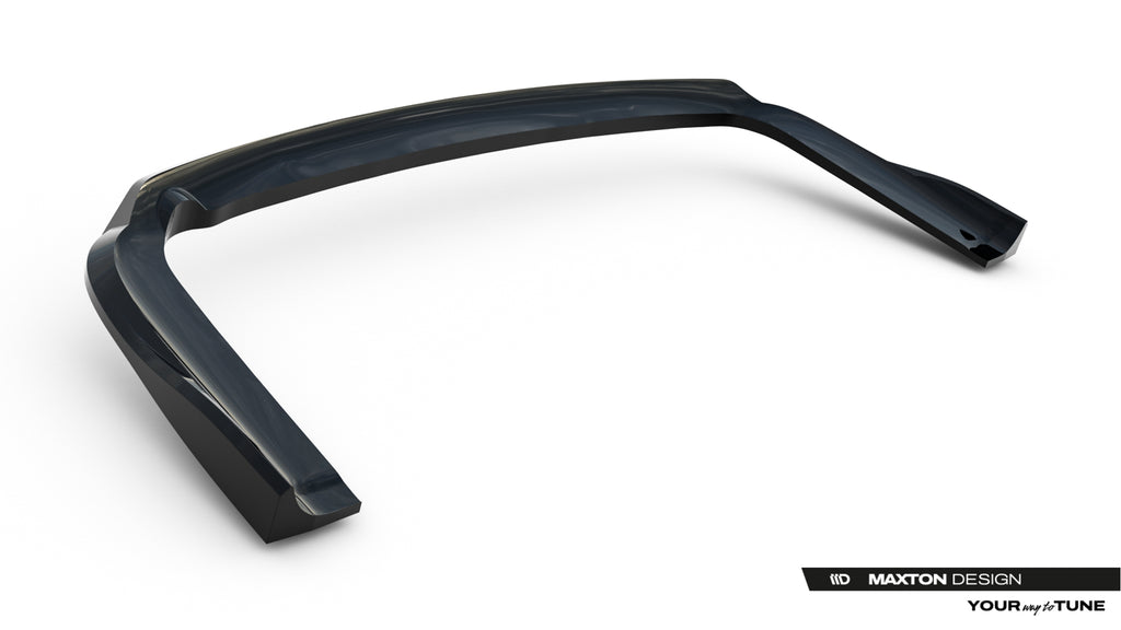 Maxton Design Street+ Mittlerer Diffusor Race Passend für Dodge Grand Caravan Mk5 Facelift Schwarz Hochglanz