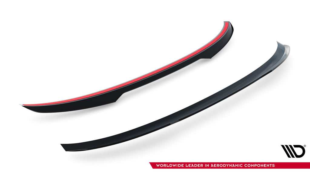 Maxton Design Spoiler CAP passend für Audi A5 S-Line / S5 Limousine B10 schwarz Hochglanz