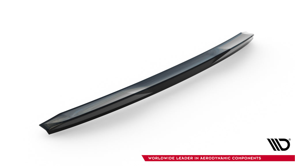 Maxton Design Spoiler CAP 3D passend für Volvo S60 R-Design Mk3 schwarz Hochglanz