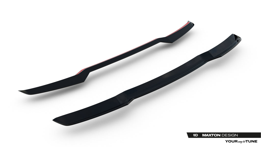 Maxton Design Spoiler CAP passend für BMW X3 M50 G45 schwarz Hochglanz