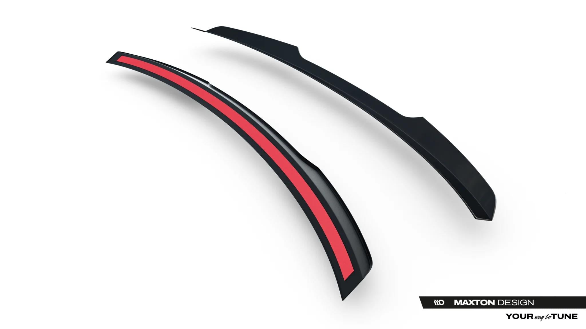 Maxton Design Heckspoiler Lippe Porsche Panamera 4 / 4S E-Hybrid / 4 E-Hybrid 972 Schwarz Hochglanz