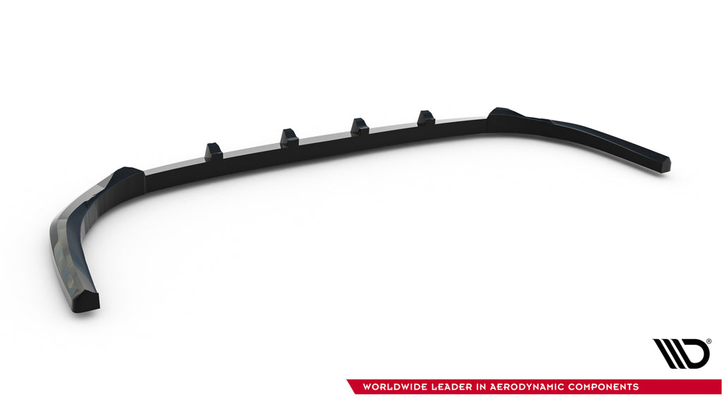 Maxton Design Street+ Spoilerlippe Front Ansatz V.2 passend für Toyota Highlander Mk4 schwarz Hochglanz
