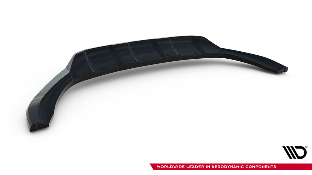 Maxton Design Street+ Spoilerlippe Front Ansatz passend für Volvo XC60 Mk1 Facelift schwarz Hochglanz