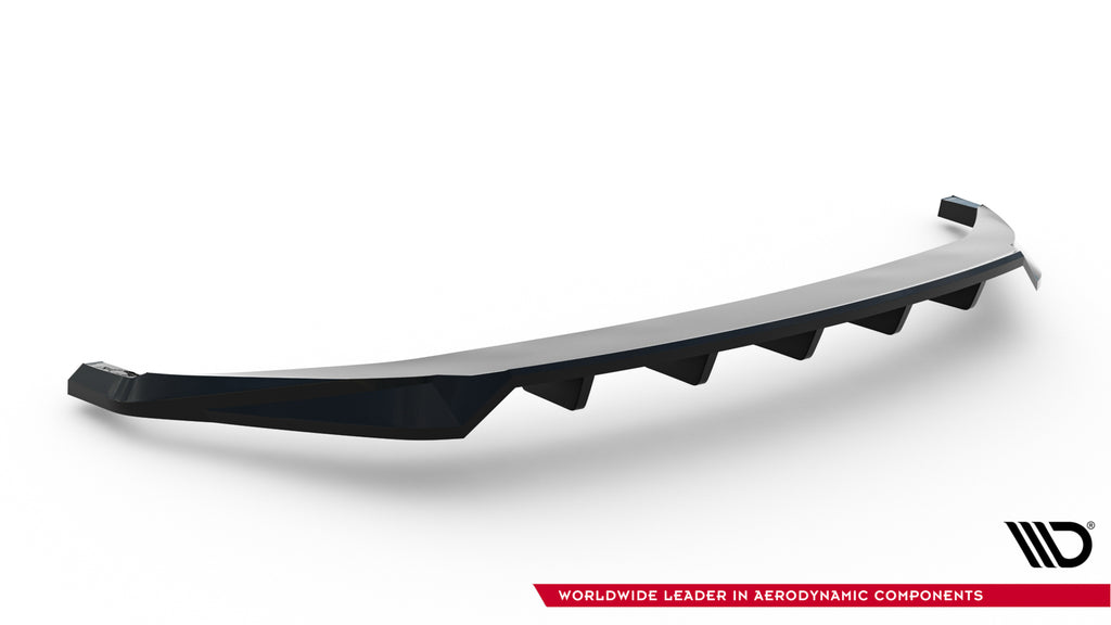 Maxton Design Street+ Mittlerer Diffusor RACE passend für Kia EV6 Mk1 schwarz Hochglanz