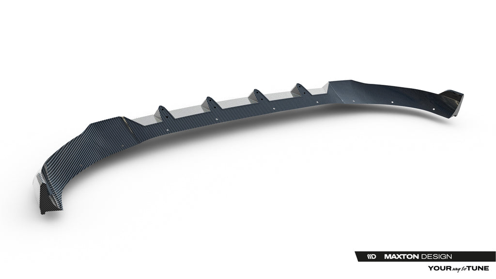 Maxton Design Prepreg Carbon Fiber Street+ Spoilerlippe Front Ansatz passend für BMW X7 M-Paket G07