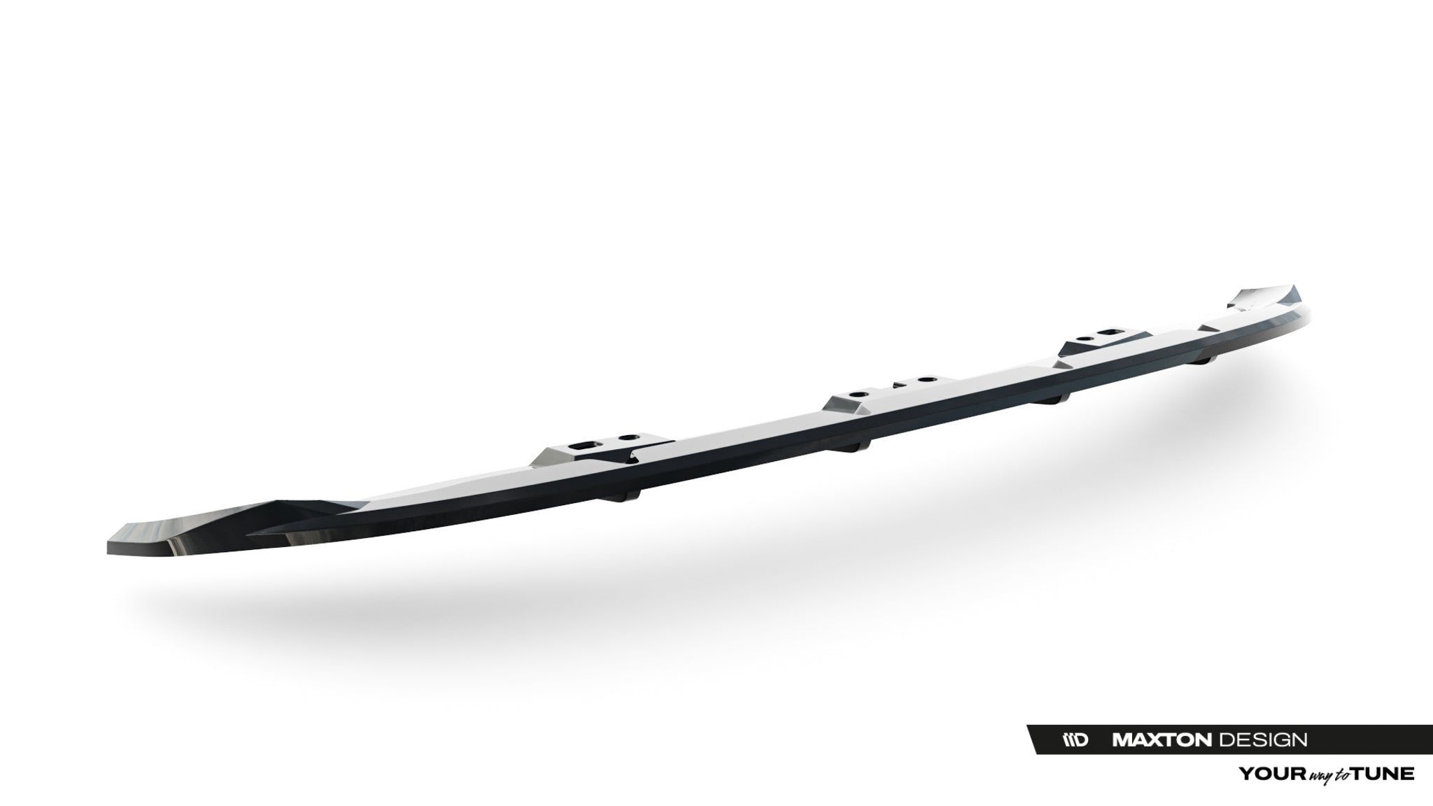 Maxton Design Street+ Mittlerer Diffusor RACE passend für Cupra Born Mk1 schwarz Hochglanz
