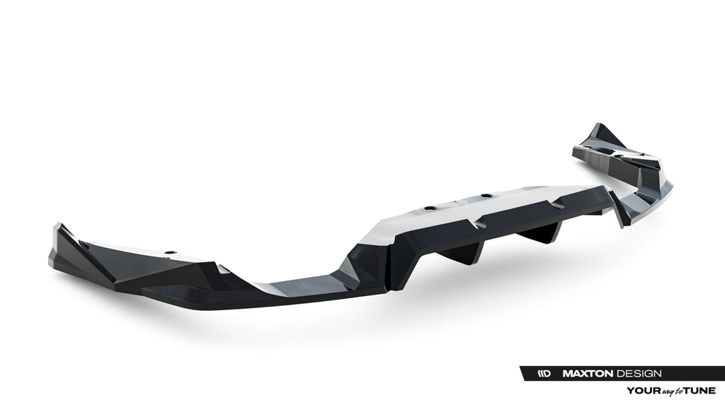 Maxton Design Street+ Mittlerer Diffusor RACE passend für BMW X2 M35i U10 schwarz Hochglanz