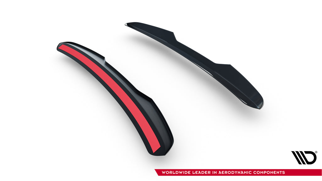 Maxton Design Spoiler CAP passend für Mini Countryman JCW U25 schwarz Hochglanz