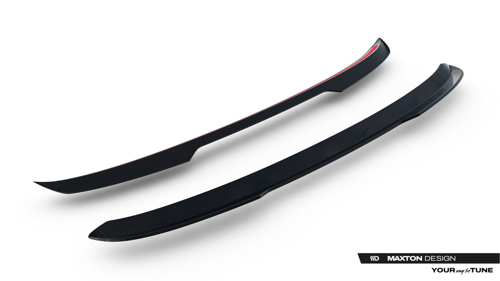 Maxton Design Heckspoiler für Volkswagen Tayron Mk1 [2024-] | Schwarz Hochglanz | ABS-Kunststoff