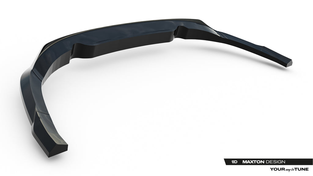 Maxton Design Street+ Mittlerer Diffusor RACE passend für Jaguar F-Pace R-Sport X761 Facelift schwarz Hochglanz