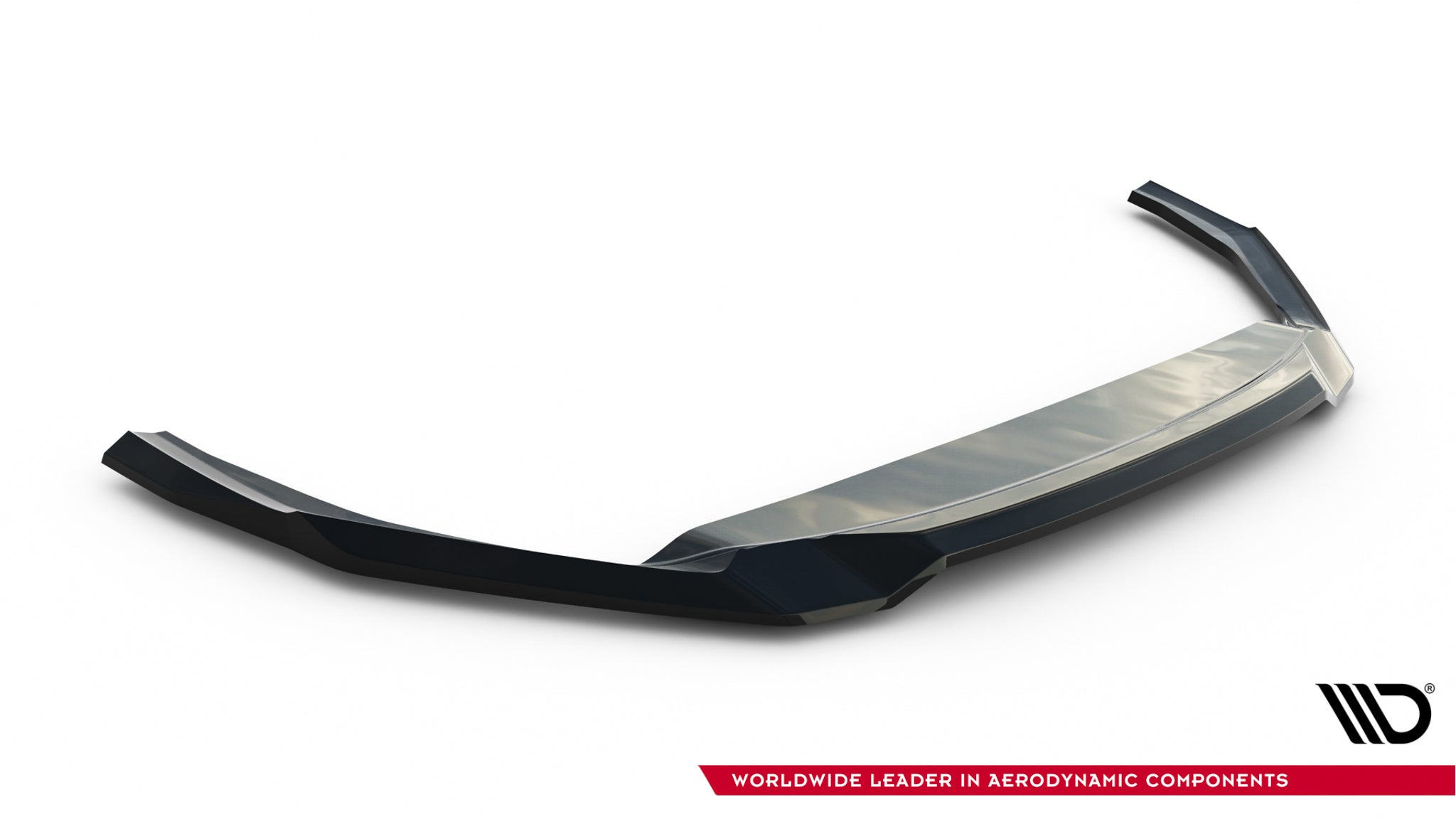 Maxton Design Street+ Spoilerlippe Front Ansatz V.4 passend für Skoda Octavia RS Mk4 schwarz Hochglanz