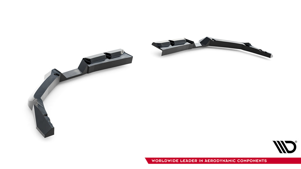 Maxton Design Heck Ansatz Flaps Diffusor V.1 passend für Toyota GR Corolla Mk12 schwarz Hochglanz