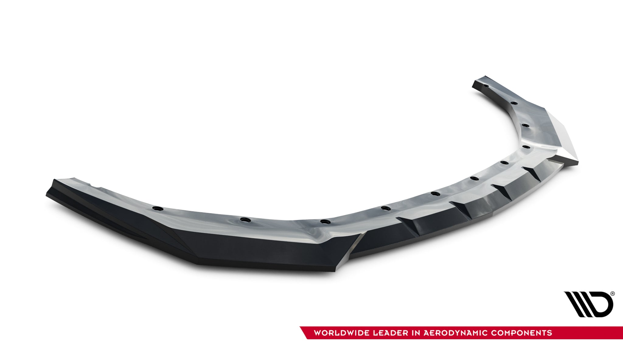 Maxton Design Street+ Spoilerlippe Front Ansatz V.1 passend für Ford Mustang Dark Horse Mk7 schwarz Hochglanz