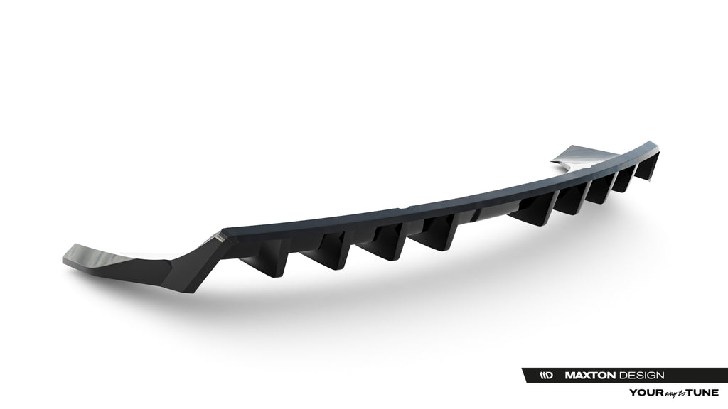 Maxton Design Street+ Mittlerer Diffusor RACE passend für BYD Sealion 7 Mk1 schwarz Hochglanz