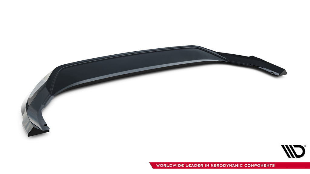 Maxton Design Street+ Spoilerlippe Front Ansatz V.1 passend für Skoda Superb Mk4 schwarz Hochglanz
