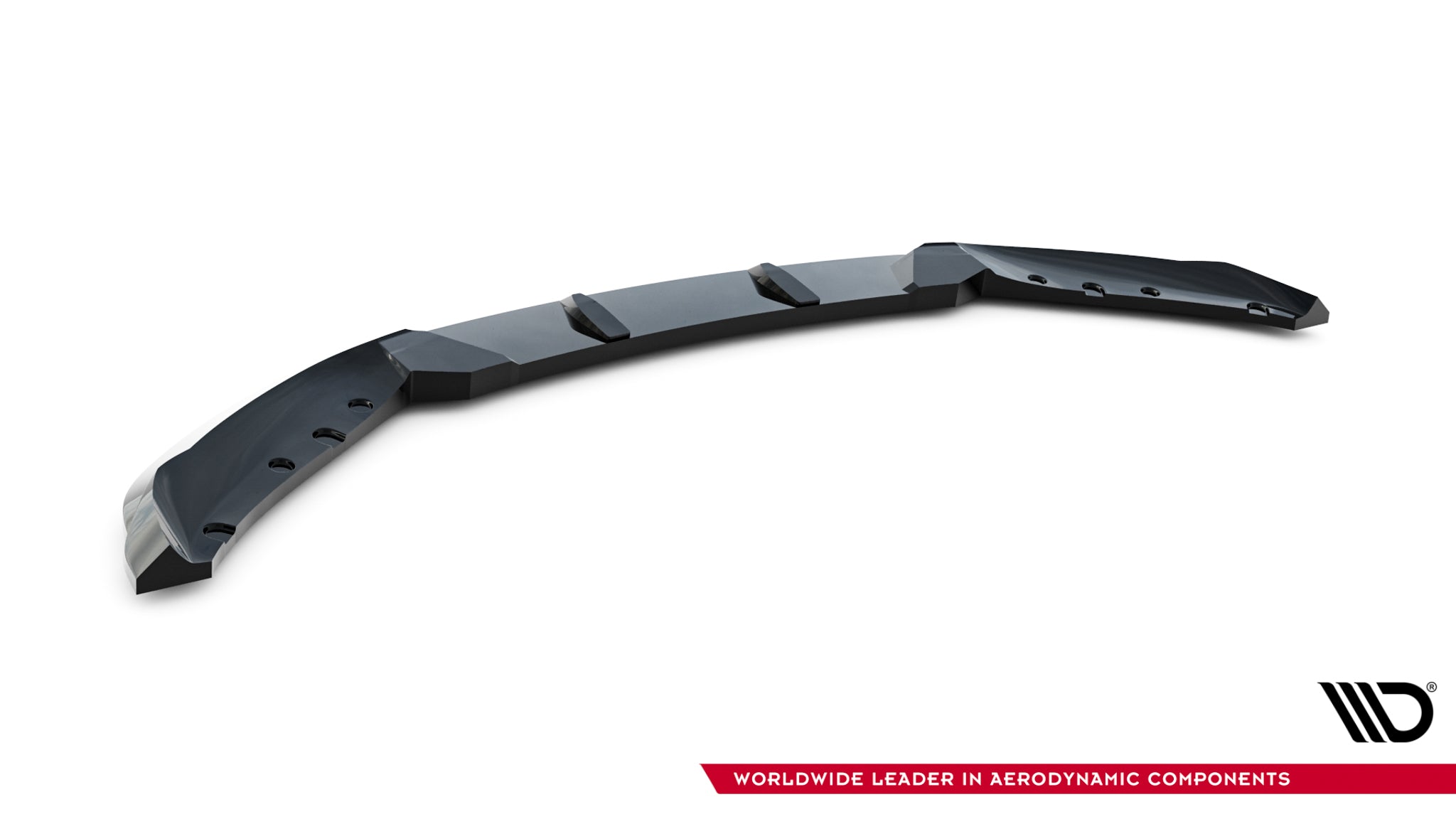 Maxton Design Street+ Spoilerlippe Front Ansatz passend für BMW 4er Cabrio / Coupe F33 / F32 schwarz Hochglanz