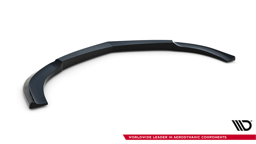 Maxton Design Street+ Spoilerlippe Front Ansatz V.2 passend für Mercedes-Benz SL 63 AMG R231 schwarz Hochglanz