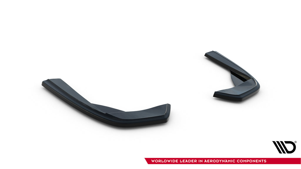 Maxton Design Heck Ansatz Flaps Diffusor passend für Mercedes-Benz C AMG-Line / C43 AMG Limousine W205 schwarz Hochglanz
