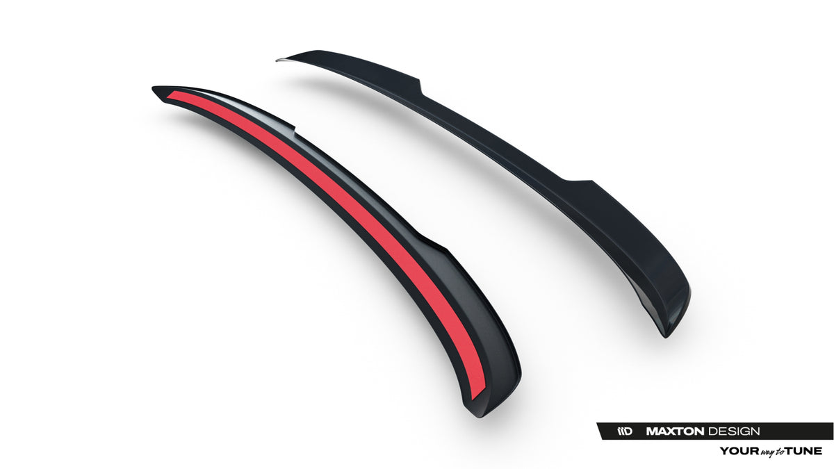 Maxton Design Heckspoiler für Volkswagen Tayron Mk1 [2024-] | Schwarz Hochglanz | ABS-Kunststoff