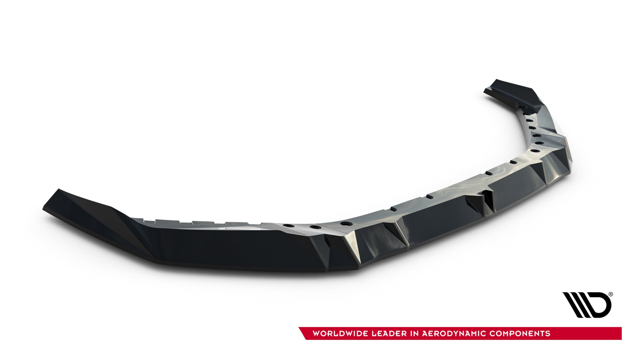 Maxton Design Street+ Spoilerlippe Front Ansatz V.1 passend für BMW M5 Limousine / Touring G90 schwarz Hochglanz