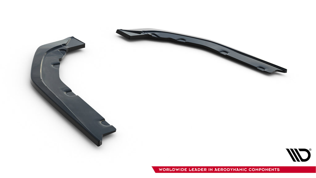 Maxton Design Heck Ansatz Flaps Diffusor V.3 passend für BMW M3 Limousine / Touring G80 / G81 schwarz Hochglanz