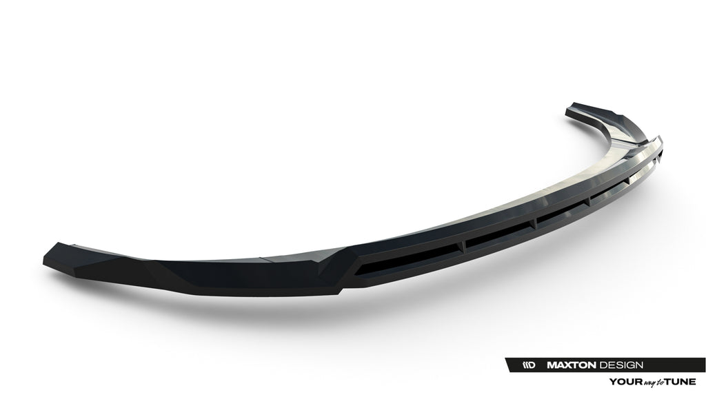 Maxton Design Street+ Spoilerlippe Front Ansatz passend für Hyundai Tucson N-Line Mk4 Facelift schwarz Hochglanz