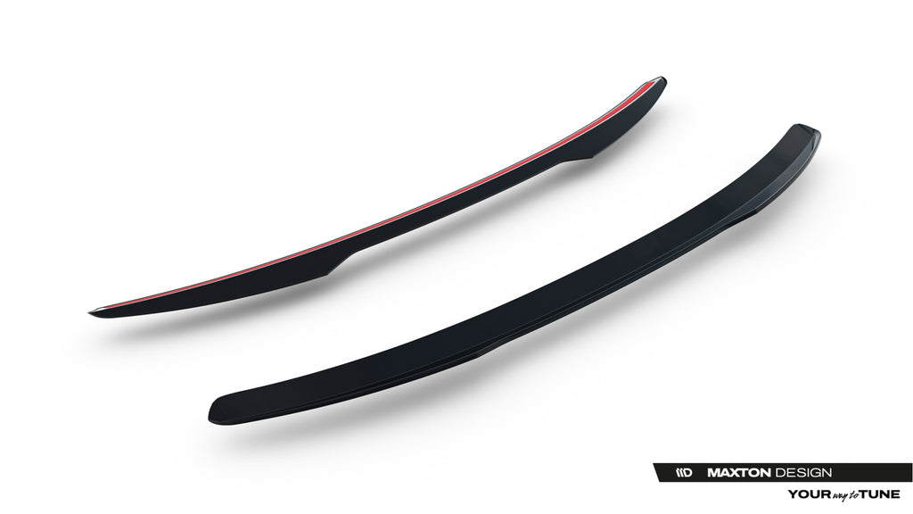 Maxton Design Höher Spoiler CAP passend für BYD Seal U Mk1 schwarz Hochglanz