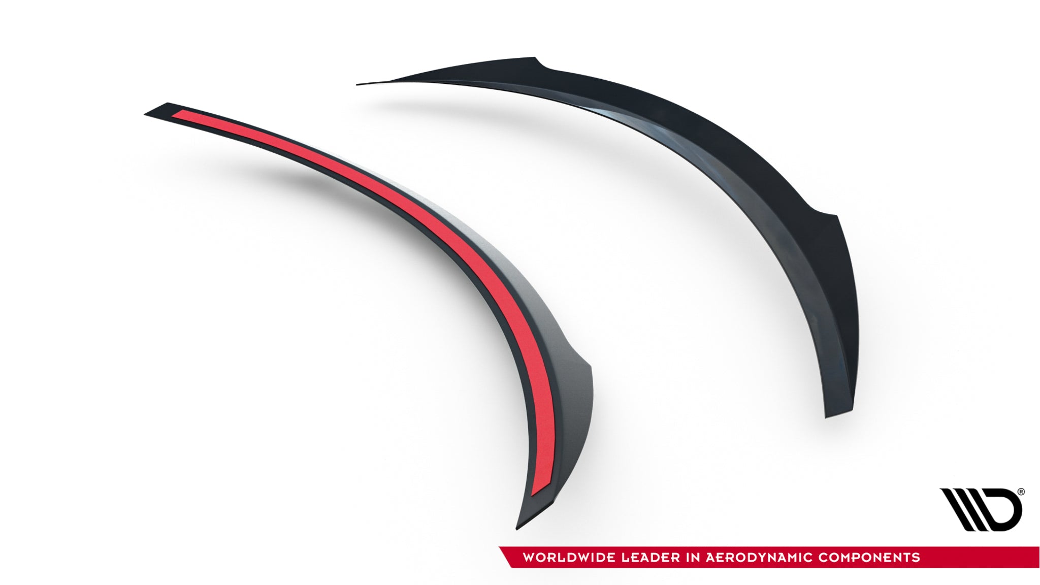 Maxton Design Spoiler CAP passend für Mercedes- Benz C Coupe AMG-Line C205 schwarz Hochglanz