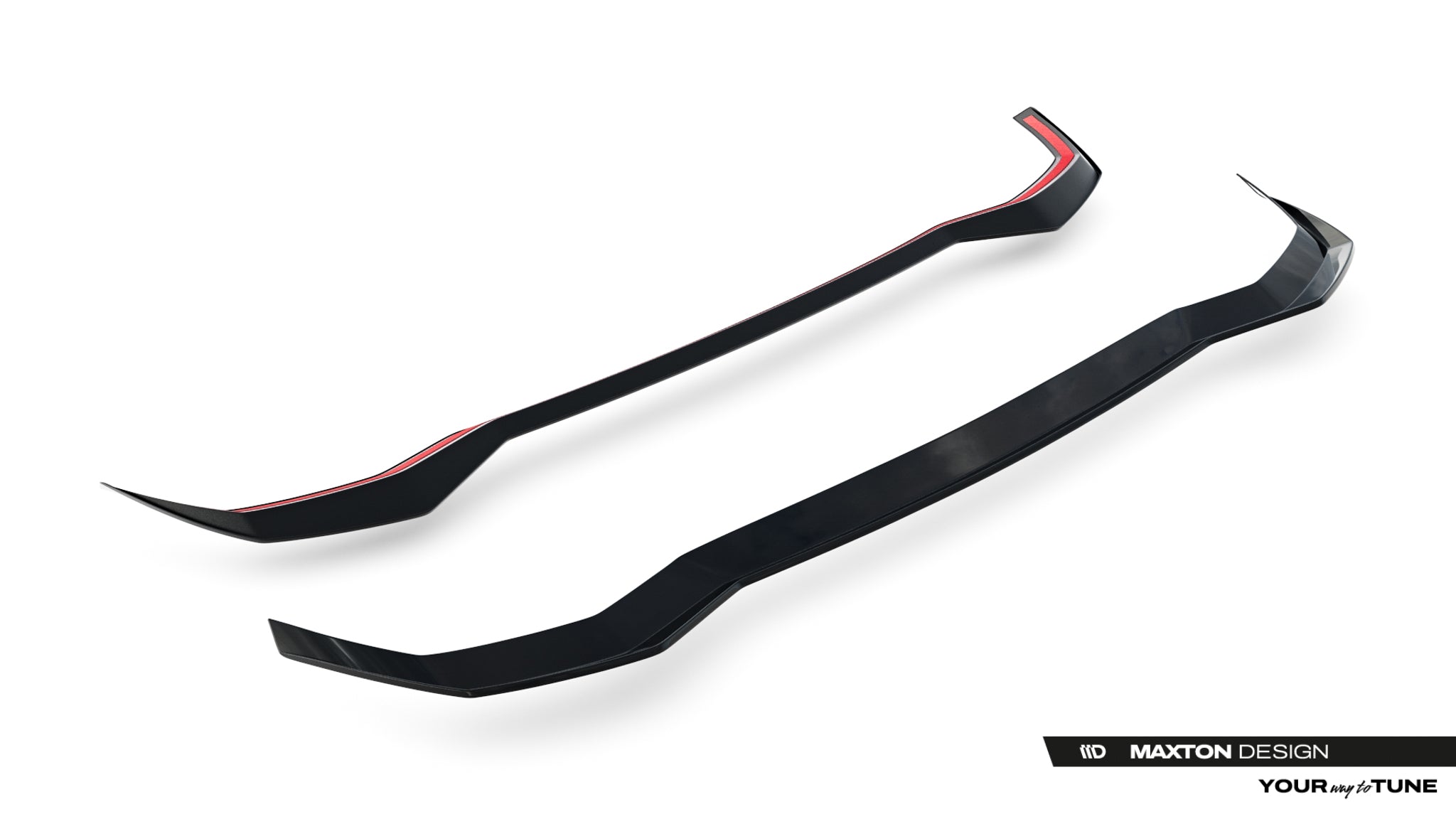 Maxton Design Höher Spoiler CAP passend für BYD Sealion 7 Mk1 schwarz Hochglanz