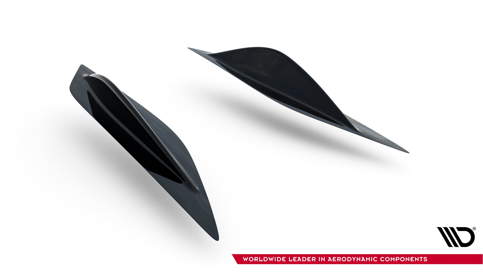 Maxton Design Spoiler Seiten Erweiterung Honda Civic Type-R Mk10 / Mk10 Facelift schwarz Hochglanz für Honda Civic Mk10 Facelift