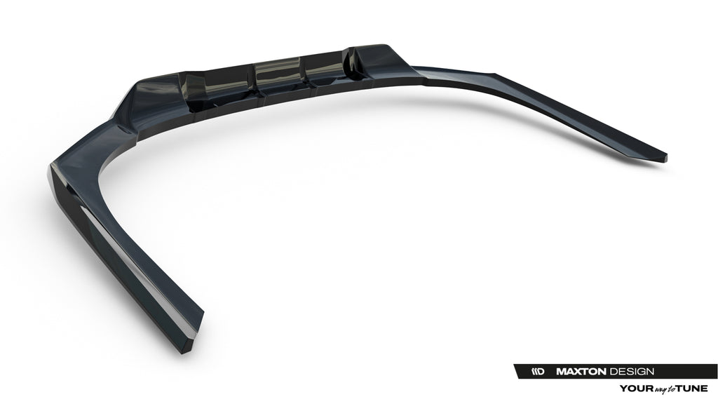 Maxton Design Street+ Mittlerer Diffusor RACE V.2 passend für BMW 7 M-Paket G70 schwarz Hochglanz
