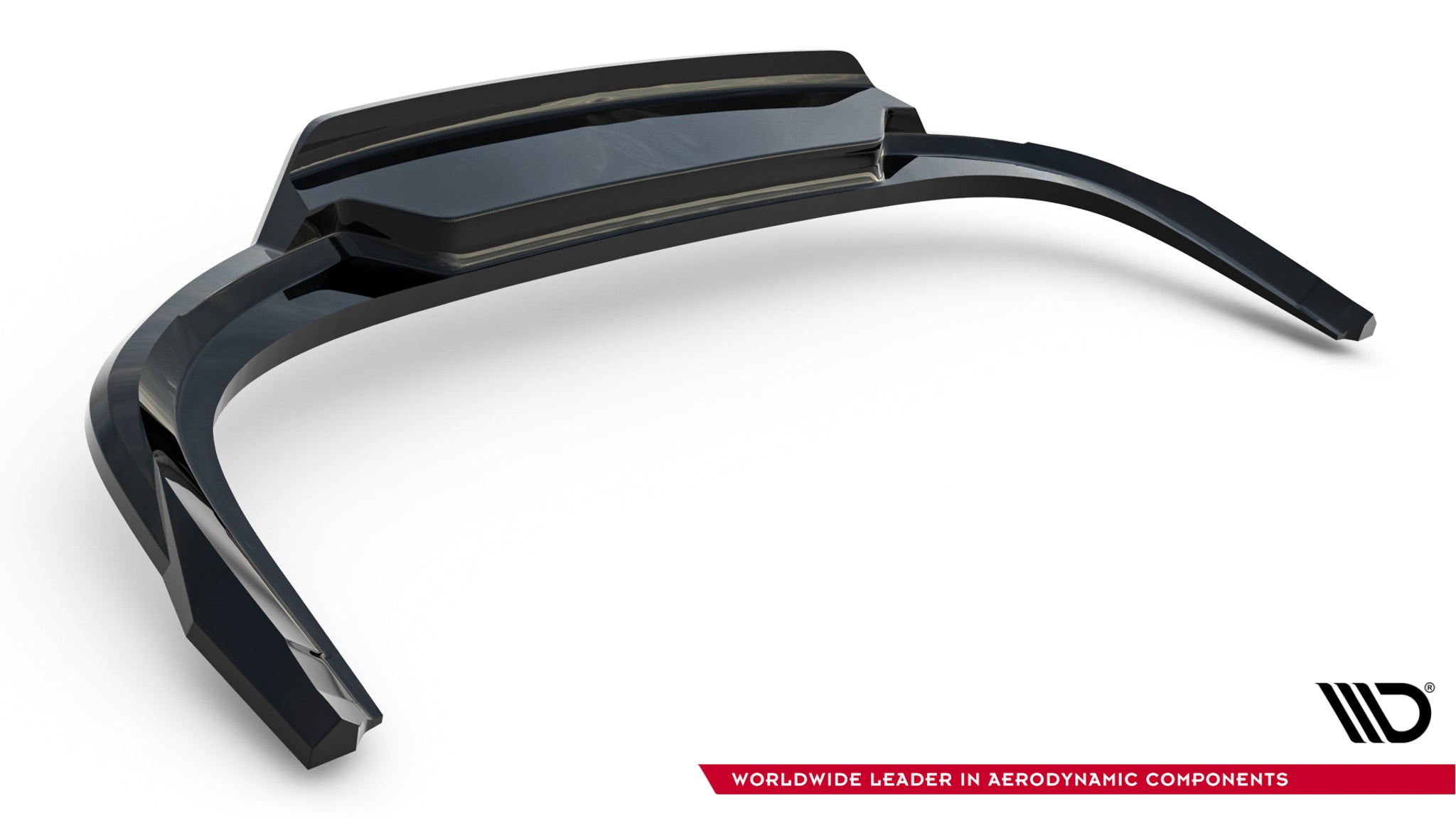 Maxton Design Street+ Mittlerer Diffusor RACE passend für Skoda Kodiaq Mk2 schwarz Hochglanz