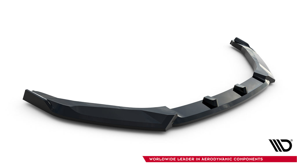 Maxton Design Street+ Spoilerlippe Front Ansatz V.1 passend für Subaru BRZ Mk2 schwarz Hochglanz